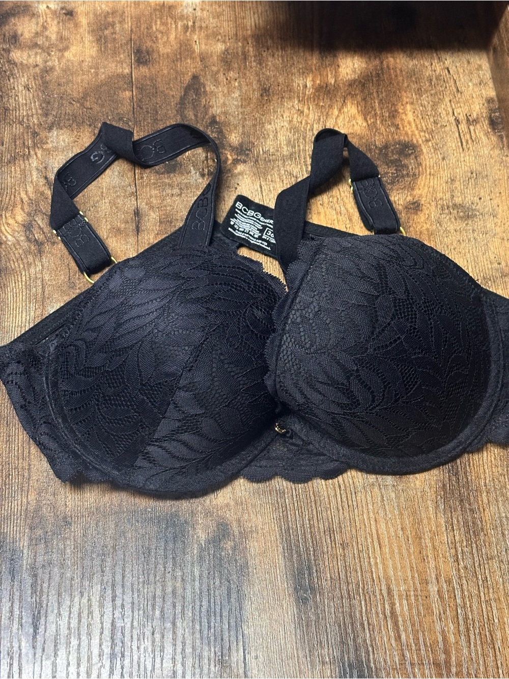 BCBGeneration Black Lace Underwire Bra